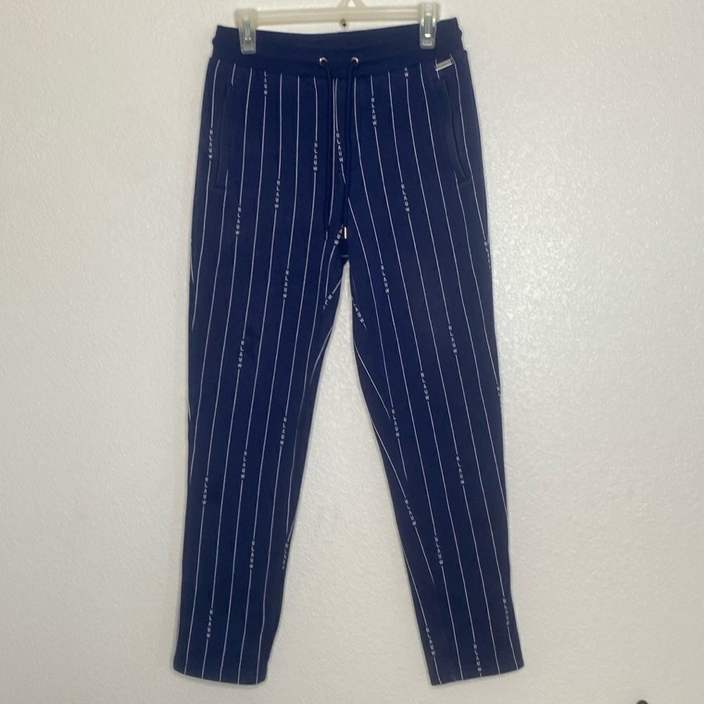 SCOTCH & SODA Amsterdams Blauw Navy Logo Joggers Size S
